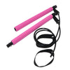Fitness Foldable Pilates Bar Kit With Resistance Band Pilates Exercise Stick Toning Bar Fitness Home Yoga Gym, Body Workout