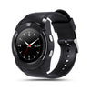 Sport Men Smart Watch v8 sim card android camera rounded Answer Call Dial Call Smartwatch Heart Rate Fitness Tracker