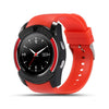 Sport Men Smart Watch v8 sim card android camera rounded Answer Call Dial Call Smartwatch Heart Rate Fitness Tracker