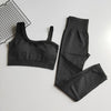 Yoga Pants Women Seamless Fitness Clothing Sportswear Woman Gym Leggings Padded Push-up Strappy Sports Bra Sports Set Tracksuit