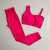 Yoga Pants Women Seamless Fitness Clothing Sportswear Woman Gym Leggings Padded Push-up Strappy Sports Bra Sports Set Tracksuit