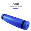 Yoga Mat 188x90/61x 0.8 cm Yoga Mat Workout Mat Gym Pat Fitness Equipment Gymnastics Mat Home Gym Fitness Equipment Home Pilates