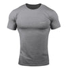 2019 hommes Camouflage Sport entraînement coton T-shirt à manches courtes homme décontracté homme Gym course Fitness Slim t-shirts hauts vêtements