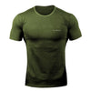 2019 hommes Camouflage Sport entraînement coton T-shirt à manches courtes homme décontracté homme Gym course Fitness Slim t-shirts hauts vêtements