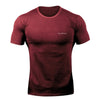 2019 hommes Camouflage Sport entraînement coton T-shirt à manches courtes homme décontracté homme Gym course Fitness Slim t-shirts hauts vêtements