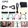 11/12pcs Fitness Pull Rope Resistance Bands Latex Strength Gym Equipment Home Elastic Exercises Body Fitness Workout Equipment