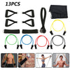 11/12pcs Fitness Pull Rope Resistance Bands Latex Strength Gym Equipment Home Elastic Exercises Body Fitness Workout Equipment