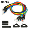 11/12pcs Fitness Pull Rope Resistance Bands Latex Strength Gym Equipment Home Elastic Exercises Body Fitness Workout Equipment