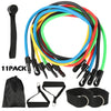 11/12pcs Fitness Pull Rope Resistance Bands Latex Strength Gym Equipment Home Elastic Exercises Body Fitness Workout Equipment