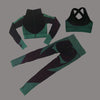 2020 nuevo juego de Yoga para ejercicio sin costuras, ropa deportiva para mujer, ropa deportiva para Yoga, Sujetador deportivo, ropa deportiva para gimnasio, mallas, ropa deportiva para mujer