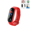 M3 relógio inteligente pulseira homem mulher pressão arterial monitor de freqüência cardíaca à prova dwaterproof água rastreador de fitness banda inteligente alta definição cor