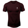 Men Gyms Fitness T-shirt Jogger Workout Cotton t shirts Man