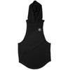Bodybuilding Stringer Tank Top with hooded Mens Gyms Clothing