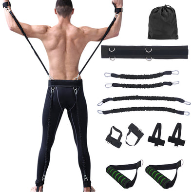 100lbs Fitness Resistance Bands Set for Arms Legs Strength and Agility