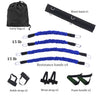 100lbs Fitness Resistance Bands Set for Arms Legs Strength and Agility