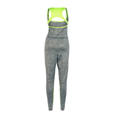 Fitness Clothing Women One-pieces Sports Suit Set Workout Gym Fitness Jumpsuit Pants Sexy Yoga Set Bandage Gym Bodysuit